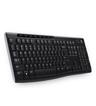 Logitech Wireless Keyboard K270 - tangentbord - Tangentbord - Nordisk - Svart