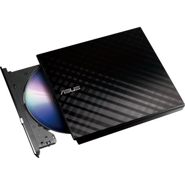 ASUS SDRW-08D2S-U LITE - Diskenhet - DVD±RW (±R DL) / DVD-RAM - 8x/8x/5x - USB 2.0 - extern - svart