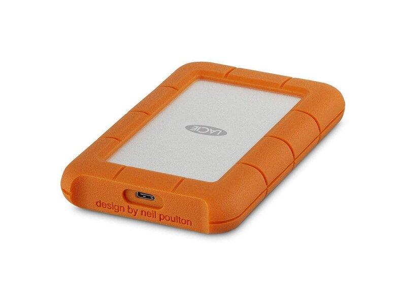 LaCie Rugged USB-C - Hårddisk - 1 TB - extern (portabel) - USB 3.1 Gen 1 (USB-C kontakt)