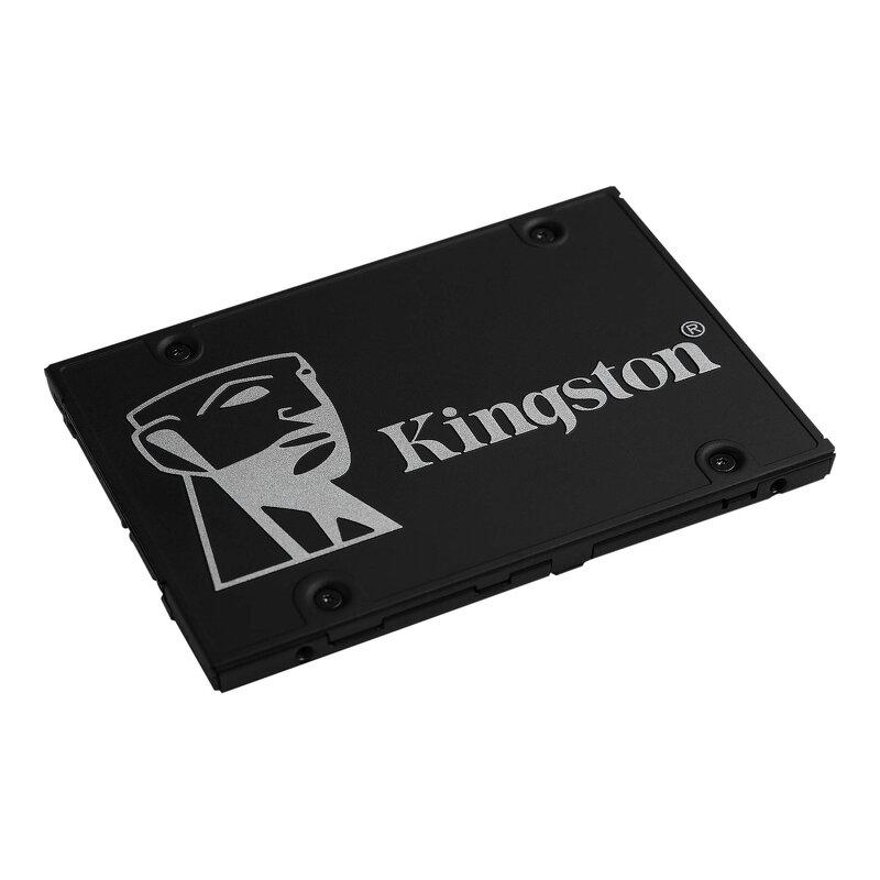 Kingston KC600 - SSD - krypterat - 1 TB - inbyggd - 2.5 - SATA 6Gb/s - 256 bitars AES - TCG Opal Encryption, Self-Encrypting Drive (SED)