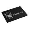 Kingston KC600 - SSD - krypterat - 1 TB - inbyggd - 2.5 - SATA 6Gb/s - 256 bitars AES - TCG Opal Encryption, Self-Encrypting Drive (SED)