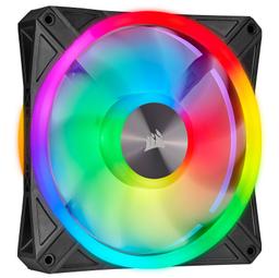 Corsair QL140 / iCUE-RGB / PWM / 140mm / 1-pack - Svart