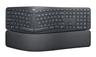 Logitech ERGO K860 Wireless Ergonomic - Tangentbord - Nordisk - Svart