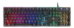 Deltaco gaming DK220 Membrane RGB Gaming Keyboard / 25-anti-ghosting keys - Svart