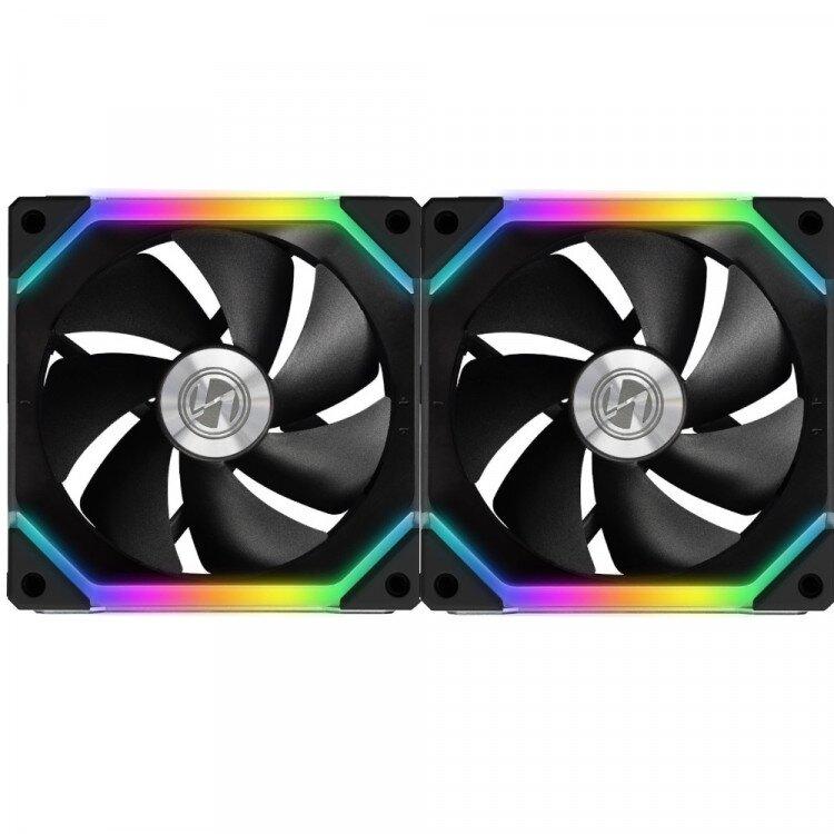 Lian Li UNI FAN SL / PWM / A-RGB / 140mm / 2-pack - Svart