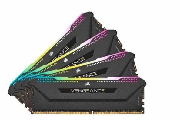 Corsair Vengeance RGB PRO SL 32GB (4x8GB) / 3200MHz / DDR4 / CL16 / CMH32GX4M4E3200C16