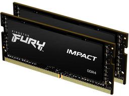 Kingston Fury Impact 32GB (2x16GB) / 3200MHz / DDR4 / CL20 / KF432S20IBK2/32