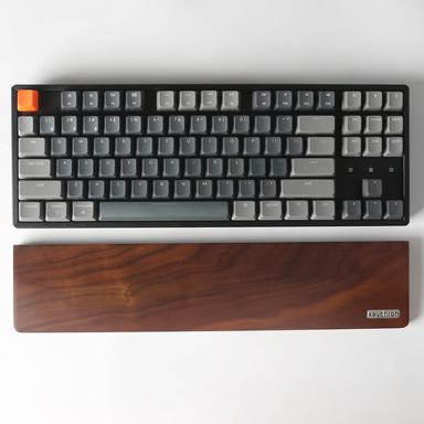 Keychron K8 Palmrest - Walnut Wood