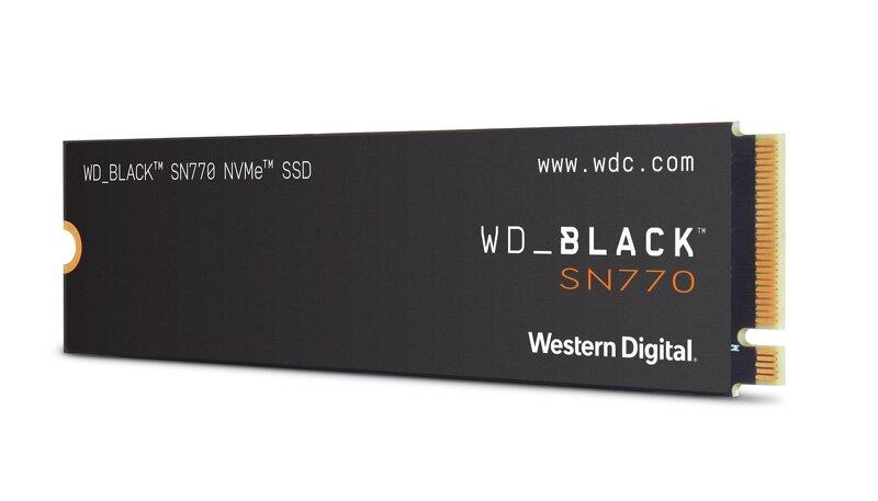 WD_BLACK SN770 WDS100T3X0E - SSD - 1 TB - inbyggd - M.2 2280 - PCIe 4.0 x4 (NVMe)