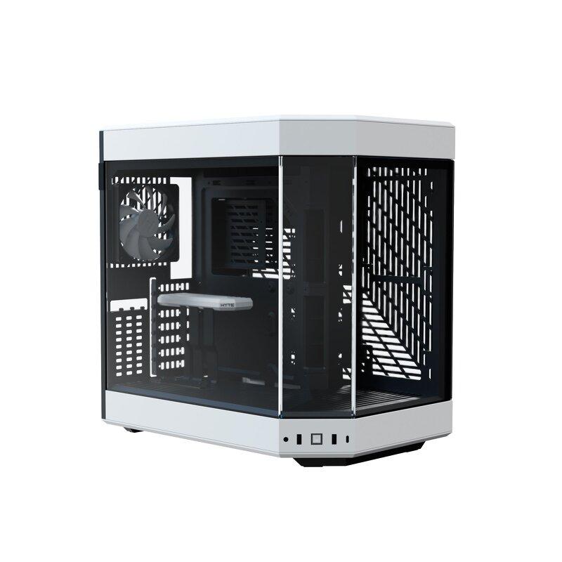 Hyte Y60 Midi Tower - Black/White / PCI-e 4.0 / Panoramic Glass View