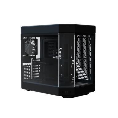 Hyte Y60 Midi Tower - Black/Black / PCI-e 4.0 / Panoramic Glass View