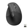 Logitech Lift Right Vertical - Graphite - Ergonomisk mus - Optic - 6 knappar - Svart