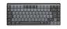 Logitech MX Mechanical Mini Minimalist Wireless Illuminated Performance Keyboard Graphite - Tactile - ND - Tangentbord - Nordisk - Svart