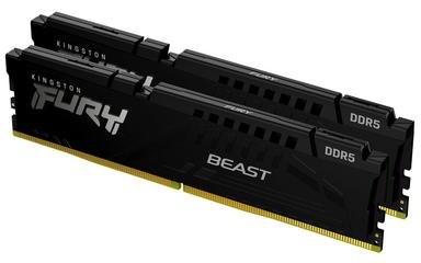 Kingston Fury Beast Black 32GB (2x16GB) / 5200MHz / DDR5 / CL36 / KF552C36BBEK2-32