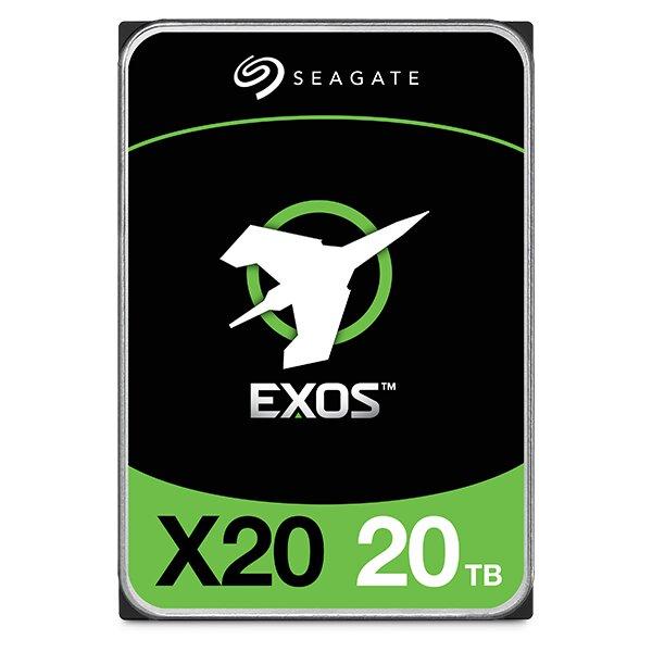 Seagate Exos X20 ST20000NM007D - Hårddisk - 20 TB - intern - SATA 6Gb/s - 7200 rpm - buffert: 256 MB