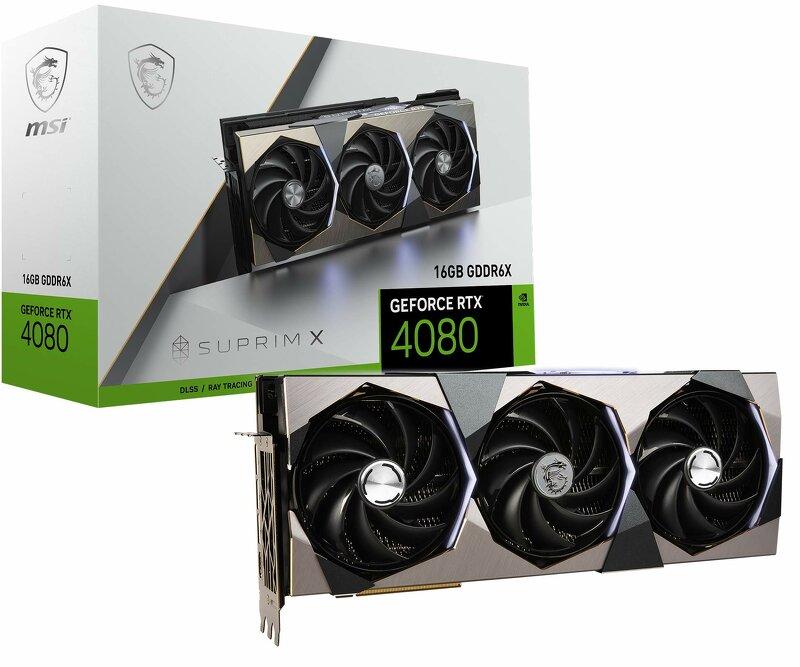 MSI GeForce RTX 4080 16GB SUPRIM X