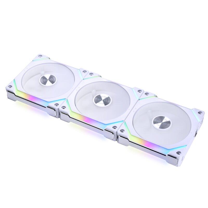 Lian Li UNI FAN SL V2 / 120mm / Vit / RGB - 3 Pack