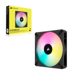 Corsair AF140 RGB Elite / iCUE-RGB / PWM / 140mm - Svart