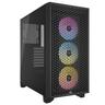 Corsair 3000D RGB Tempered Glass Mid-Tower - Black