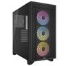 Corsair 3000D RGB AIRFLOW TG - Black - Chassi - Miditower - Svart