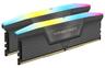 CORSAIR Vengeance RGB - DDR5 - sats - 64 GB: 2 x 32 GB - DIMM 288-pin - 6000 MHz / PC5-48000 - CL30 - 1.4 V - ej buffrad - grå