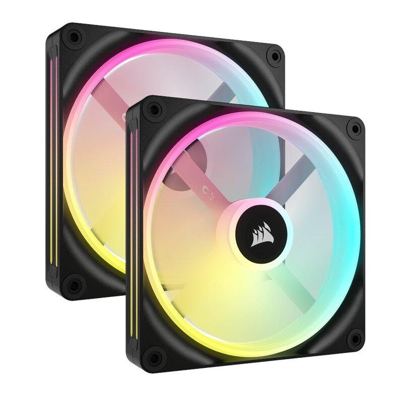 Corsair QX RGB Series iCUE Link QX140 RGB 140mm Magnetic Dome RGB Fan Starter Kit