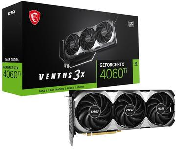 MSI GeForce RTX 4060 Ti VENTUS 3X 16GB OC