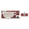 8BitDo Retro Mechanical Keyboard - Fami Edition - Engelska - Storbritannien - Brun