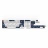 Keychron PBT Full Keycap Set 141 keys - Bluish Black White - Nordic - Knappsats - Nordisk