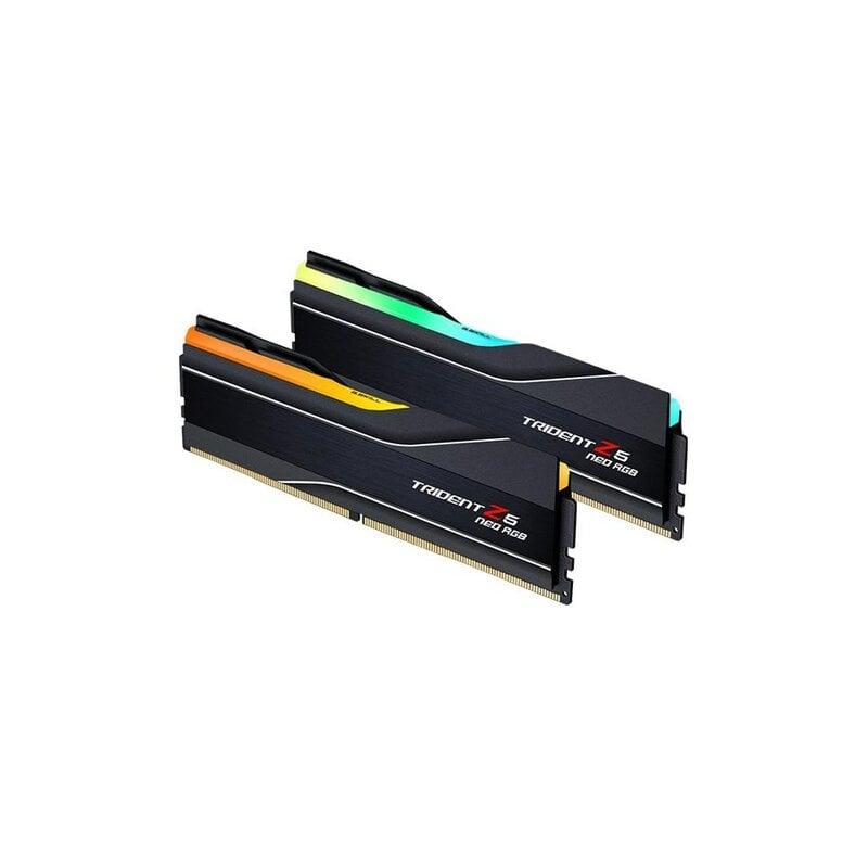 G.Skill Trident Z5 Neo RGB - DDR5 - sats - 32 GB: 2 x 16 GB - DIMM 288-pin - 3000 MHz / PC5-48000 - CL32 - 1.35 V - ej buffrad - icke ECC - mattsvart