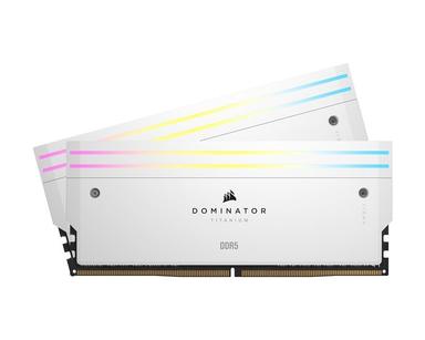 Corsair Dominator Titanium 32GB (2x16GB) / 7200Mhz / DDR5 / CL34 / CMP32GX5M2X7200C34 - White