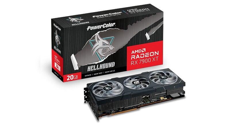 PowerColor Hellhound RX 7900 XT 20G-L/OC, Radeon RX 7900 XT, 20 GB, GDDR6, 320 bit, 7680 x 4320 pixlar, PCI Express 4.0