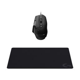 Logitech G502 X Gamingmus + G240 Musmatta - Svart