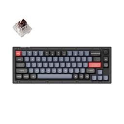 Keychron V2 65% Fully Assembled Knob K Pro Brown Switch Frosted Black QMK/VIA