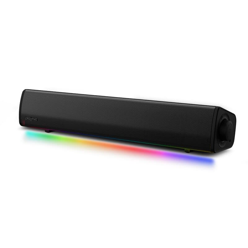 Creative Sound Blaster GS3 - Soundbar - för persondator - trådlös - Bluetooth - USB - 12 Watt (Total) - svart