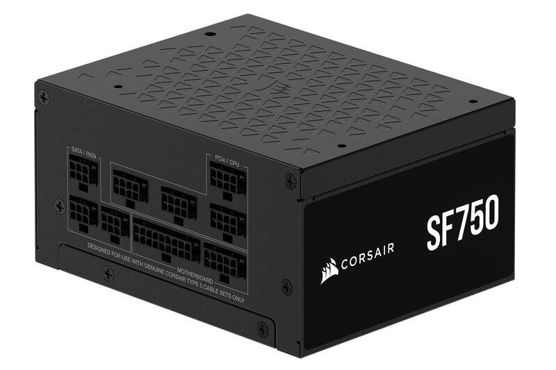 CORSAIR SF Series SF750 - Nätaggregat (intern) - ATX12V 3.1/ EPS12V - 80 PLUS Platinum - AC 100-240 V - 750 Watt - Europa