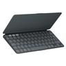 Logitech Keys-To-Go 2 Portable Wireless Keyboard - Graphite - Tangentbord - Nordisk - Svart