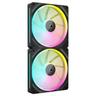 Corsair Co-9051028-ww Kylsystem För Dator Datorväska Fan 14 Cm Svart 2 Styck Fläkt Svart