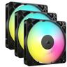 Corsair Rs120 Argb Datorväska Fan 12 Cm Svart 3 Styck Fläkt Svart