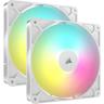 Corsair Rs140 Argb Datorväska Fan 14 Cm Vit 2 Styck Fläkt Vit
