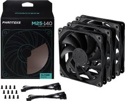 Phanteks M25 / PWM / 140mm / 3-pack - Svart