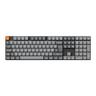 Keychron K5 MAX QMK/VIA Wireless RGB Hot Swap Low Profile Red - Gray - Gaming Tangentbord - Nordisk - Grå