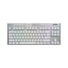 Logitech G915 X LIGHTSPEED TKL - Tactile - 80% (TKL) - Gaming Keyboard - Utan numpad - Nordisk - Vit