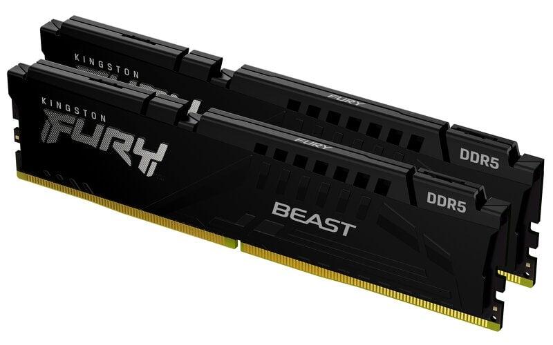 Kingston Fury Beast Black 64GB (2x32B) / 6000MHz / DDR5 / CL30 / KF560C30BBEK2-64