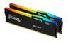 Kingston FURY Beast RGB - DDR5 - sats - 32 GB: 2 x 16 GB - DIMM 288-pin - 6400 MHz / PC5-51200 - CL32 - 1.4 V - ej buffrad - on-die ECC - svart