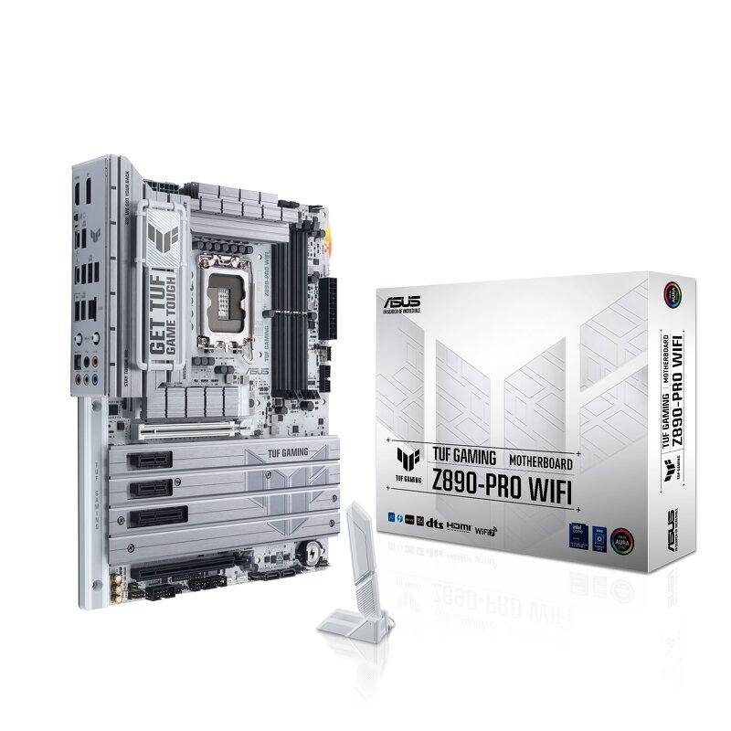 ASUS TUF GAMING Z890-PRO WIFI, Intel, LGA 1851 (Socket V1), Intel Core Ultra (Series 2), LGA 1851, DDR5-SDRAM, 192 GB