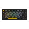 Akkogear 5075B Plus-S Black & Gold Fairy Silent - Gaming Keyboard - Utan numpad - Nordisk - Svart