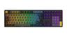 Akkogear 5108B Plus-S Black & Gold V3 V3 Cream Yellow Pro - Gaming Tastatur - Nordisk - Sort - Svart