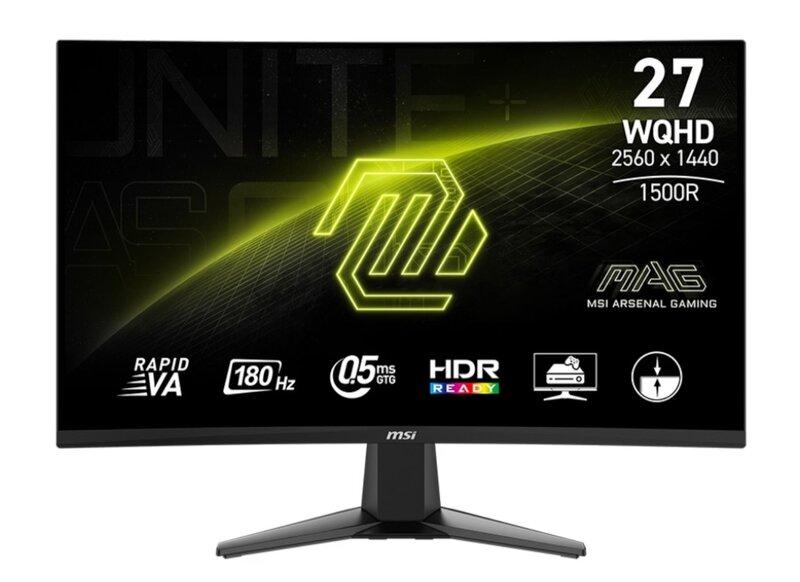 MSI MAG 27CQ6F / 27" / VA / 2560 x 1440 / 180 Hz / 1ms / 2xHDMI,DP / AMD Adaptive-Sync