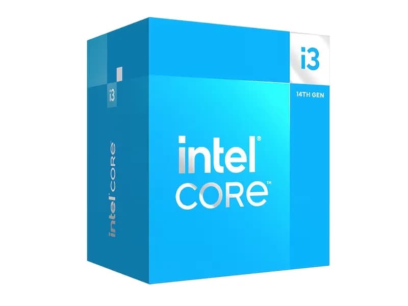 Intel® | Core™ i3-14100 - 4-kärnig - 3,5 GHz (Op till 4,7 GHz Turbo) - LGA1700-Socket - Intel® UHD-grafik | Låda